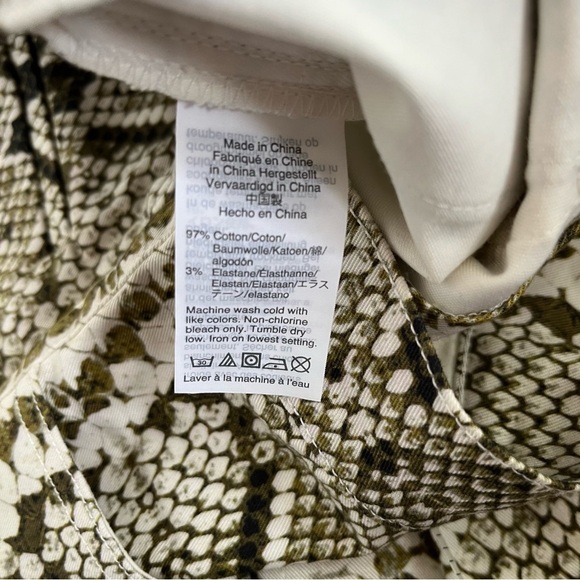 J. Crew Snake Patterned Pants Women Size 28 - Picture 5 of 10